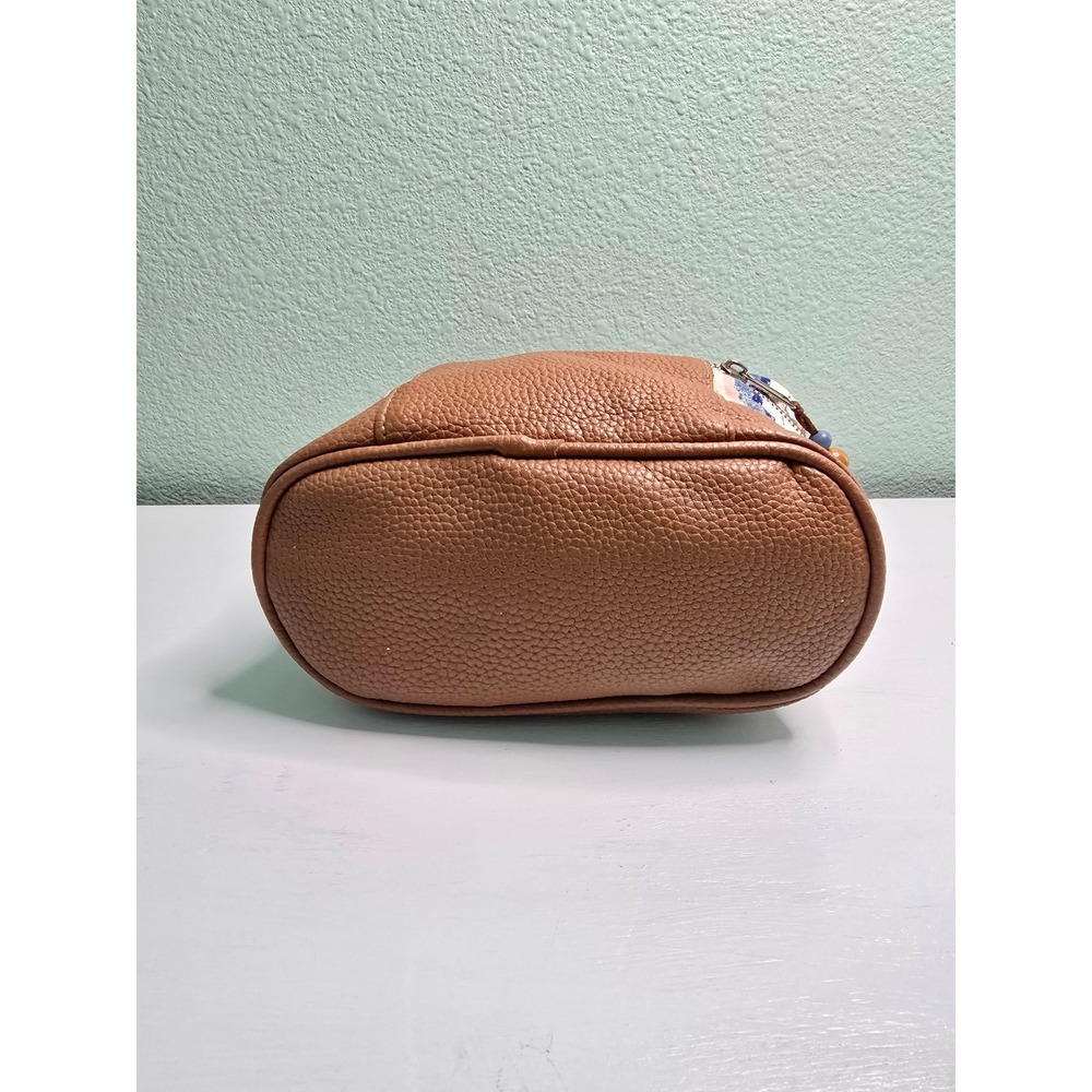 Striped Makeup Cosmetic Zipper with Handle Beads Bag - Picture 4 of 8
